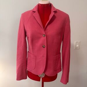 J CREW pink suit jacket, wool